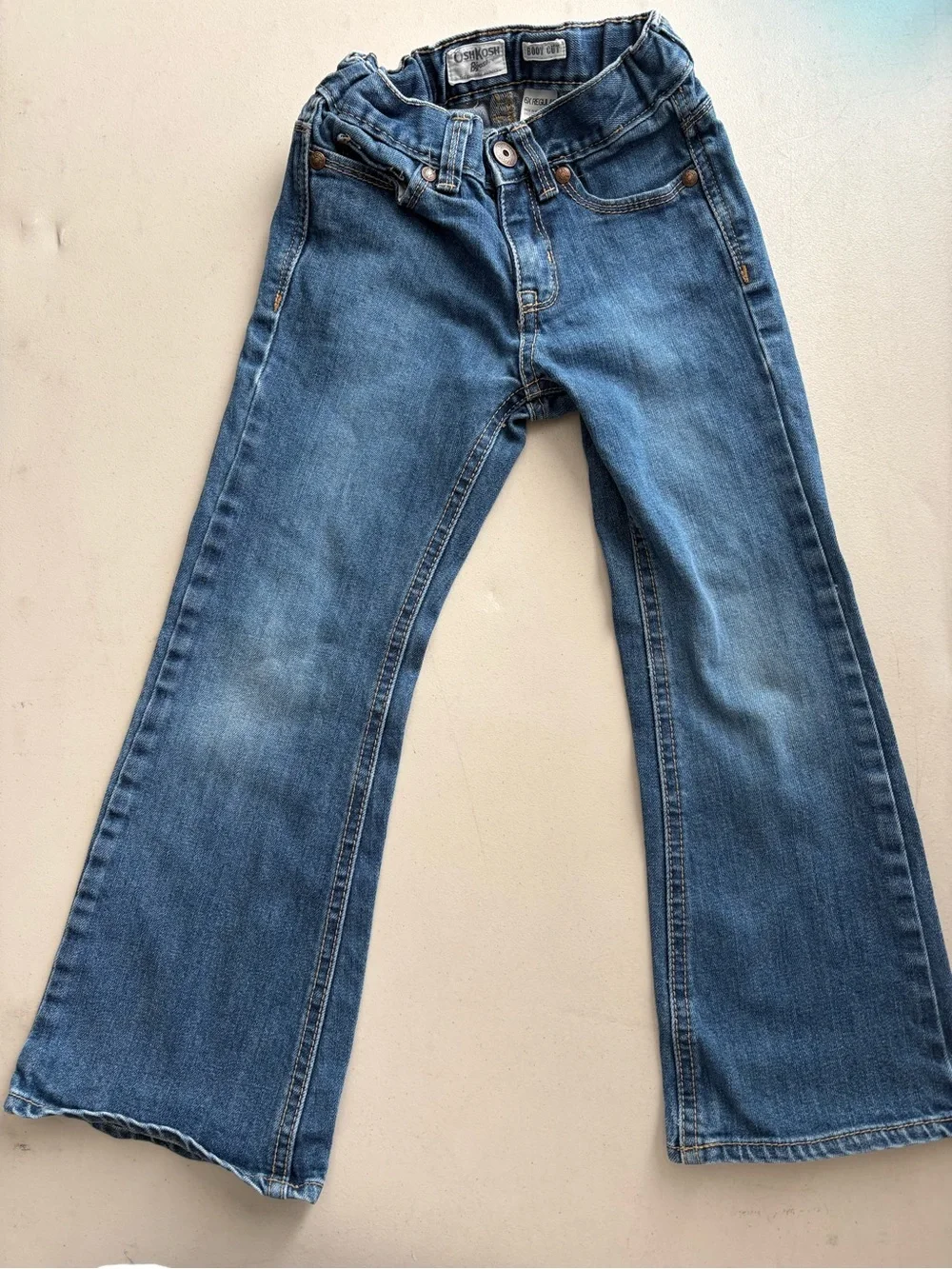 Girls Blue Denim Jeans - Classic Bootcut